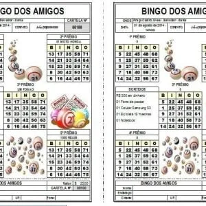 Gerador Cartela De Bingo ( Arquivo Excel ) 2500 Cartelas.
