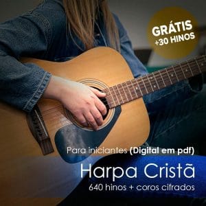 Harpa Cristã Cifrada Violão Formato Digital - Fácil De Tocar
