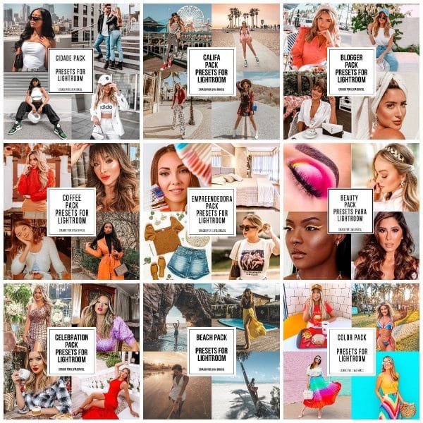 Livia Brasil 23 Packs Completos Feed Perfeito Mobile Presets