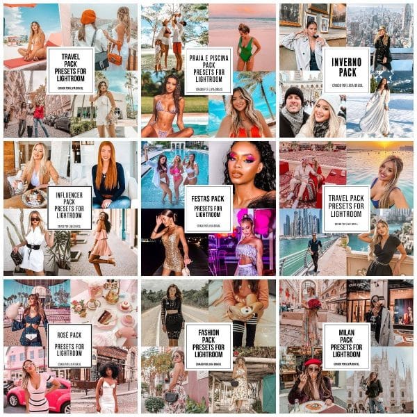 Livia Brasil 23 Packs Completos Feed Perfeito Mobile Presets