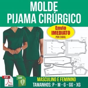 Molde Pijama Cirúrgico - Masculino E Feminino (p Ao Xg) Pdf