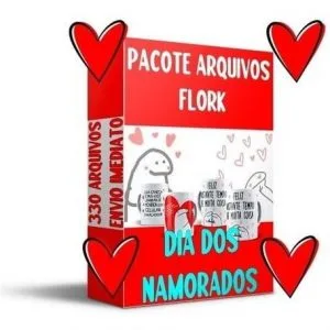 Pack Artes Sublimação Bento Flork Dia Dos Namorados