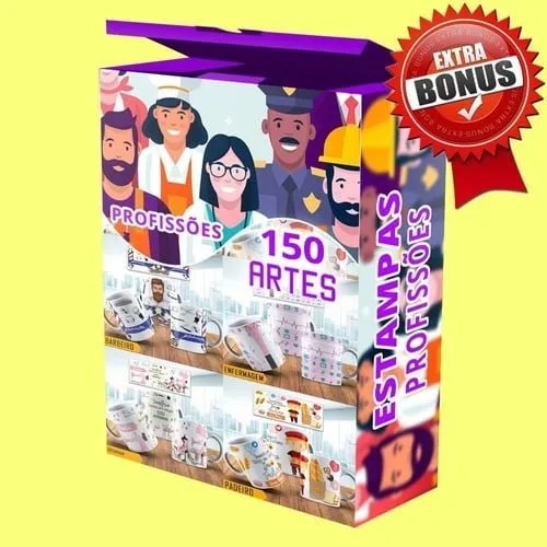 Pack De Artes Premium Para Canecas + 10gb De Artes Prontas
