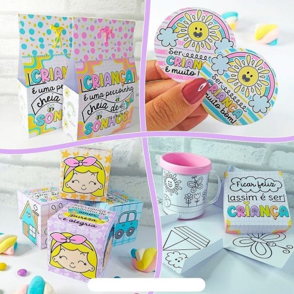 Pack Digital Dia Das Crianças Embalagens E Personalizados
