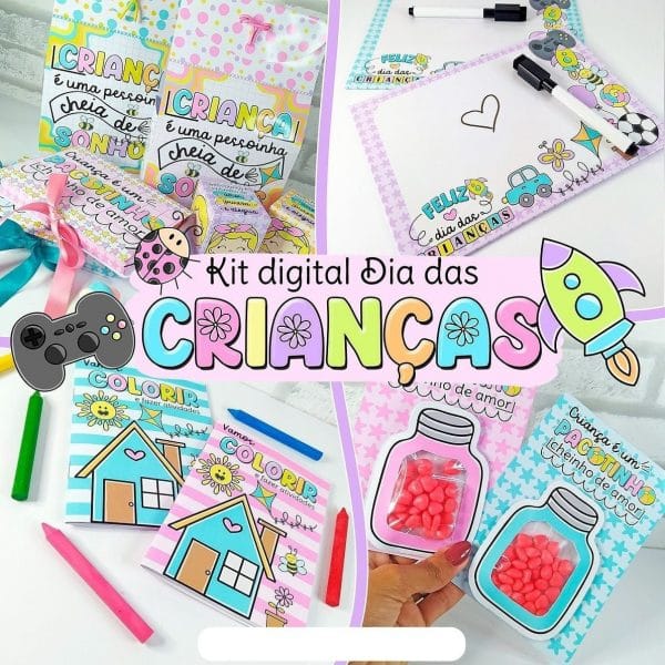 Pack Digital Dia Das Crianças Embalagens E Personalizados