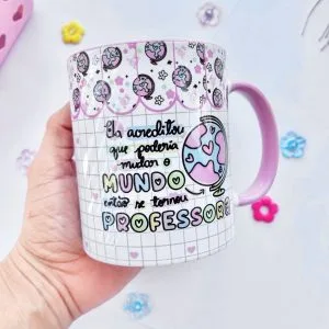 Pack Digital Dia Dos Professores Frases Caneca Impressão
