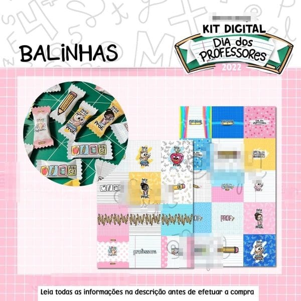 Pack Digital Dia Dos Professores Pandoca Completo