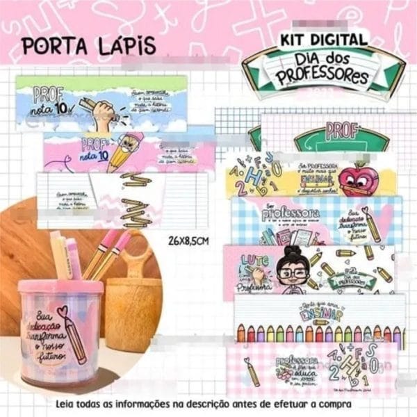 Pack Digital Dia Dos Professores Pandoca Completo