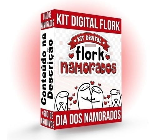 Pack Digital Flork Dia Dos Namorados Com +600 Arquivos