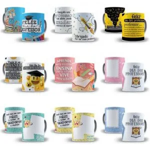 Pack Estampas Dia Dos Professores +170 Artes Editável Corel