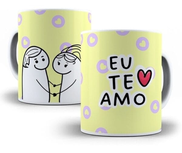Pack Flork Namorados 26 Artes Para Sublimação De Caneca
