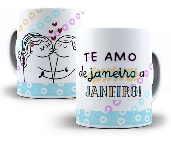 Pack Flork Namorados 26 Artes Para Sublimação De Caneca