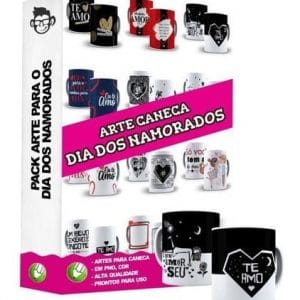 Pacote Artes Sublimação Dia Dos Namorados 4.0 Editável Corel