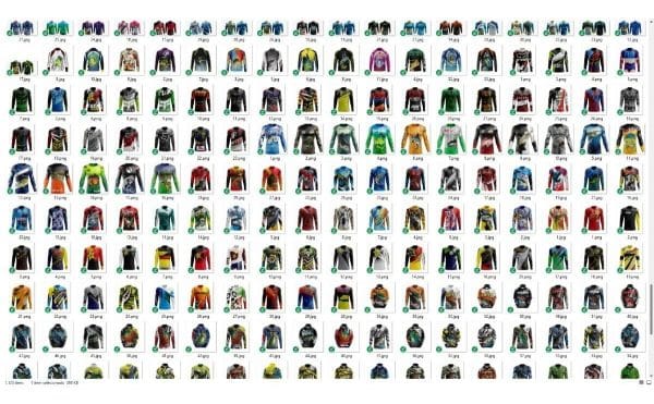 Pacote Sublimação Premium - +800 Vetores Camisas Cdr