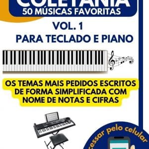 Partituras Piano/teclado Nome Das Notas - Iniciante
