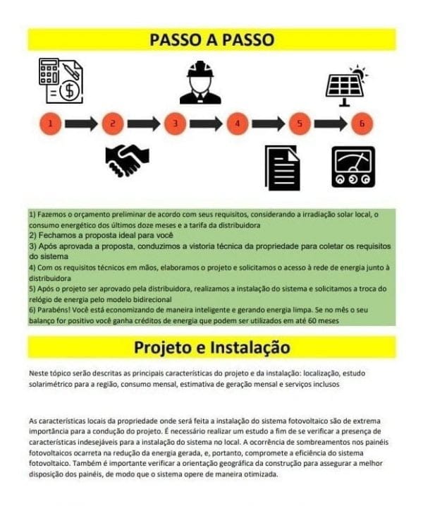 Planilha P/ Calculo De Energia Solar Com Proposta Orçamento