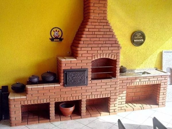 Projetos Fogão Lenha Com Churrasqueira Conjugados