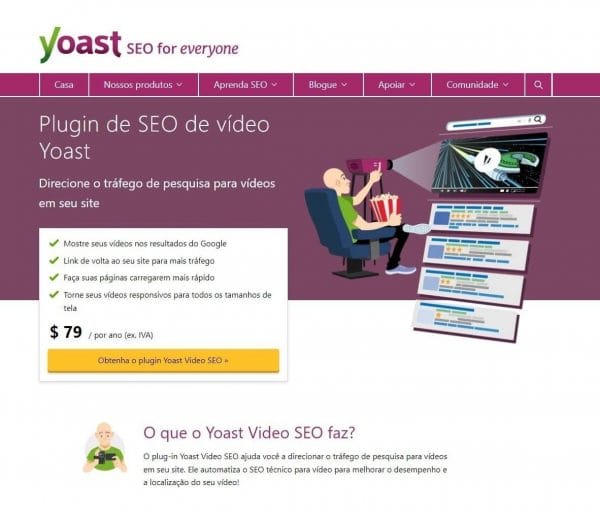 Yoast Seo Premium + Addons Local News Vídeo Woocommerce
