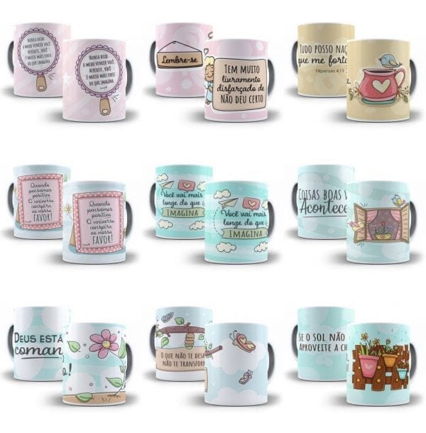 41 Artes Evangélicas Gospel Caneca Sublimação Em Jpg