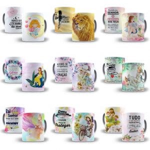41 Artes Evangélicas Gospel Caneca Sublimação Em Jpg