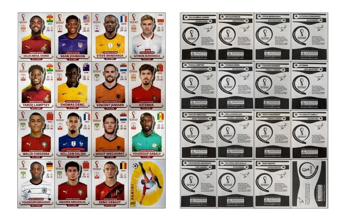 Kit Atualização 80 Figurinhas P Imprimir Copa Qatar 2022 3 Kit Atualização 80 Figurinhas P Imprimir Copa Qatar 2022
