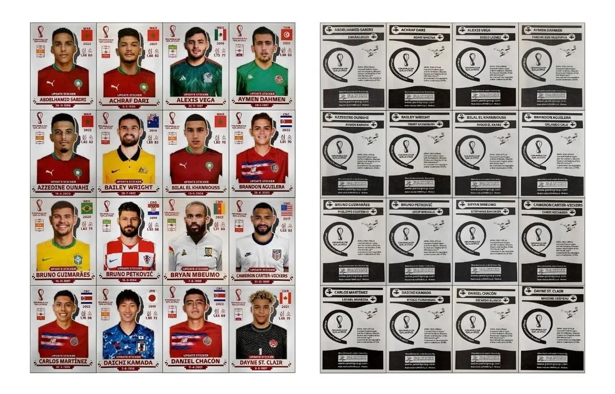 Kit Atualização 80 Figurinhas P Imprimir Copa Qatar 2022 4 Kit Atualização 80 Figurinhas P Imprimir Copa Qatar 2022