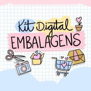 Kit Digital Elementos Frases E Ilustrações Para Embalagens