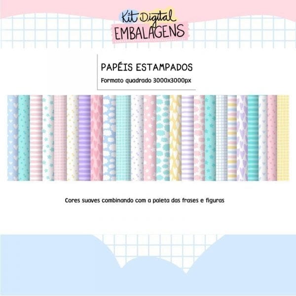 Kit Digital Elementos Frases E Ilustrações Para Embalagens