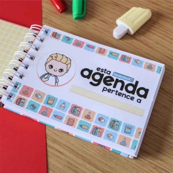 Kit Digital Volta às Aulas 2023 Agenda Escolar Planner Artes
