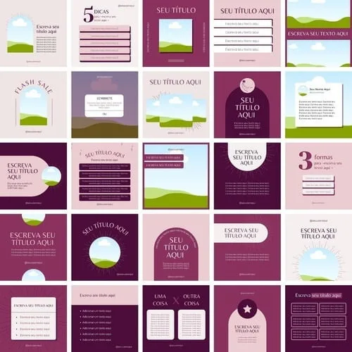 Pack Canva Terapia Holistica Templates Editável 25 Artes 1 Pack Canva Terapia Holistica Templates Editável 25 Artes