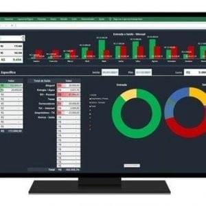 Planilha Fluxo De Caixa C/ Dashboard - Pessoal / Empresarial