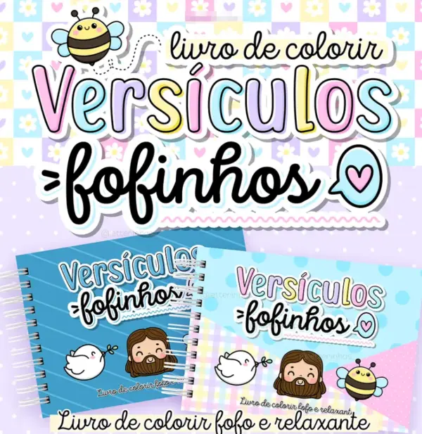 Kit de Arte Cristã: Colorindo Versículos em PDF