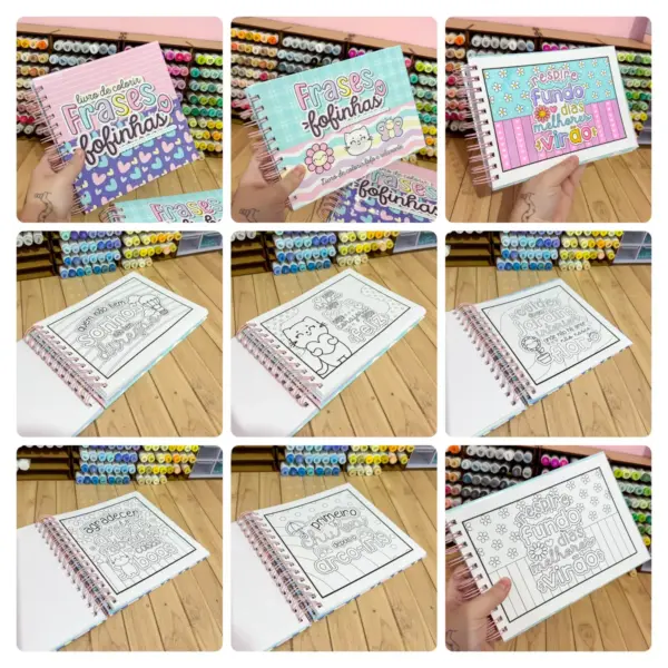 Kit Criativo: Colorir Pequenas Frases Encantadoras - Imagem 2