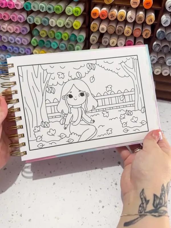 PDF para Colorir: Kit Temático Meninas Pequenas - Imagem 6