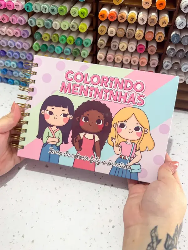 PDF para Colorir: Kit Temático Meninas Pequenas - Imagem 7