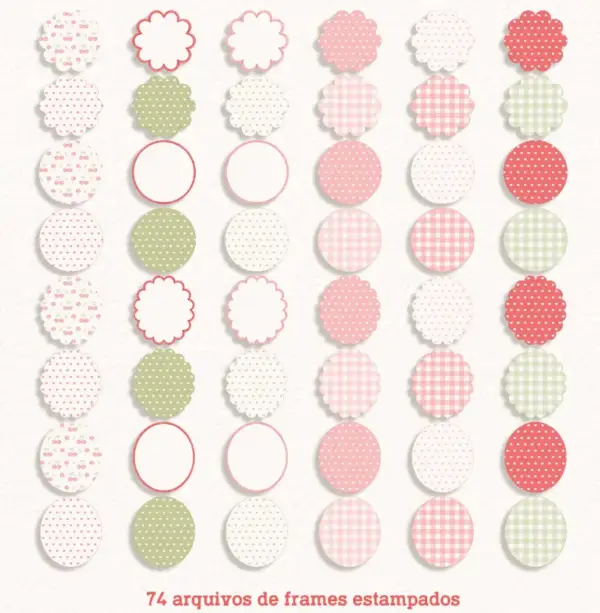 Arquivos PNG Cerejinhas Aquarela Papelaria Personalizada - Imagem 6