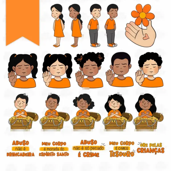 Arquivos PNG Maio Laranja para Projetos Criativos e Personalizados - Imagem 3