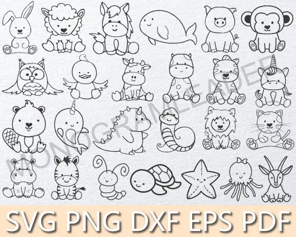 Designs de Animais em PNG Alta Resolução para Projetos Criativos - Imagem 4