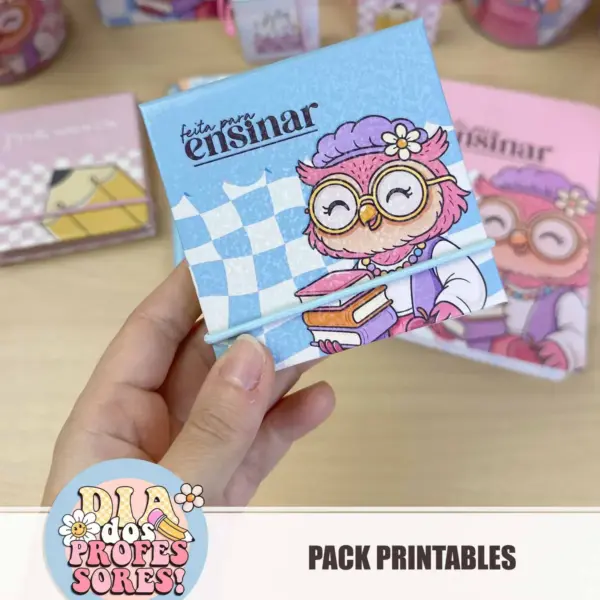 Arquivos para Sublimação Corujinha Cute Professores - Imagem 5