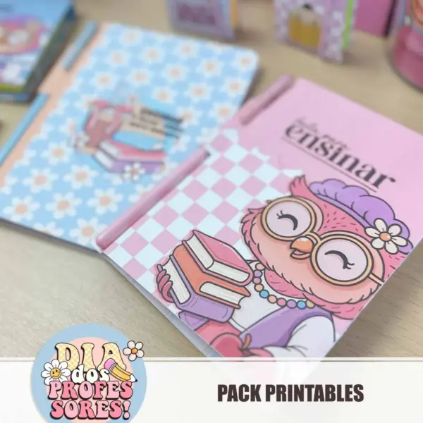 Arquivos para Sublimação Corujinha Cute Professores - Imagem 6