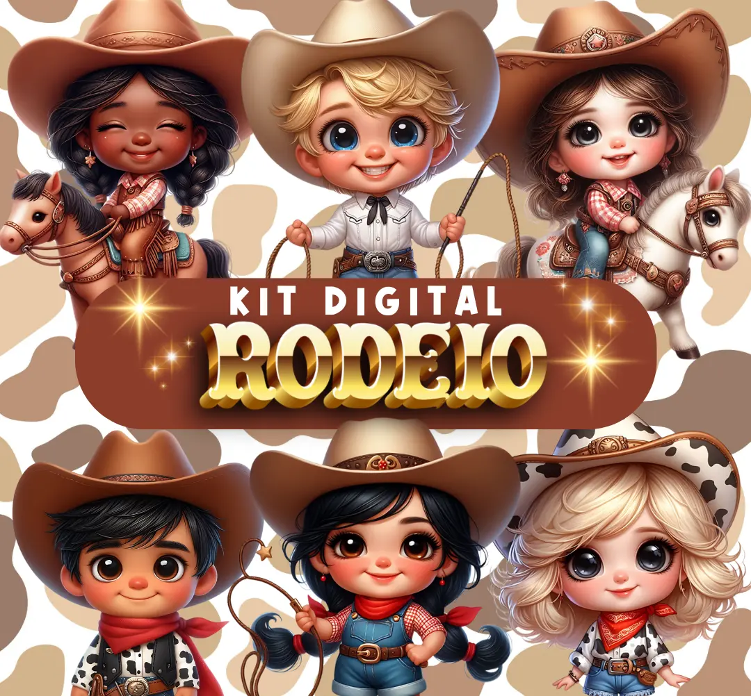 Kit Digital Vaquero PNG Tematico Rodeio Cowboy 1 Kit Digital Vaquero PNG Tematico Rodeio Cowboy