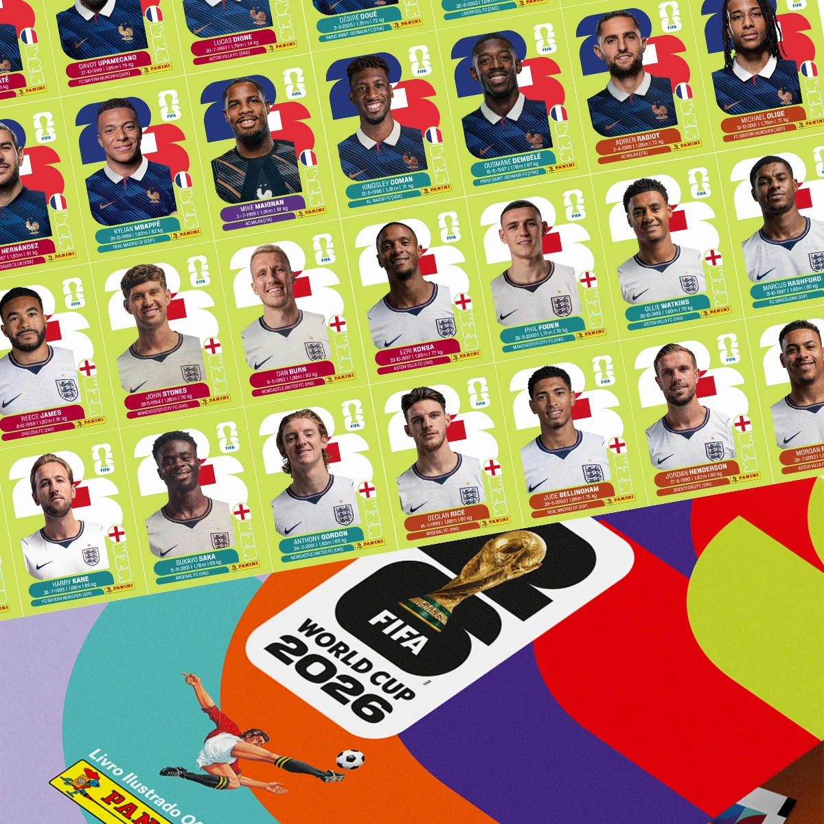 Figurinhas United Edition Copa 2026 Versão Suíça em PDF 1 Figurinhas United Edition Copa 2026 Versão Suíça em PDF