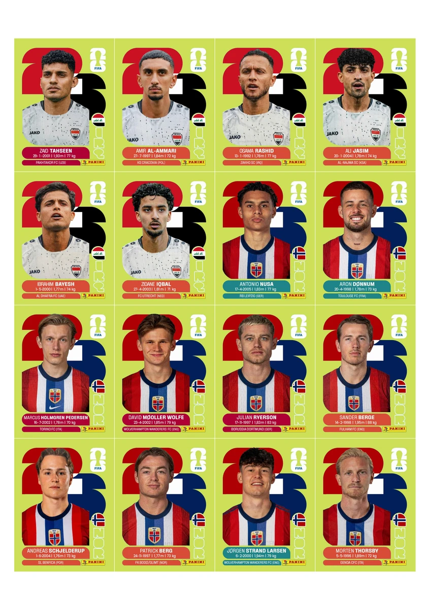 Figurinhas United Edition Copa 2026 Versão Suíça em PDF 5 Figurinhas United Edition Copa 2026 Versão Suíça em PDF - Imagem 5