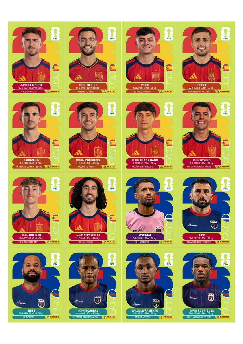 Figurinhas United Edition Copa 2026 Versão Suíça em PDF 6 Figurinhas United Edition Copa 2026 Versão Suíça em PDF - Imagem 6