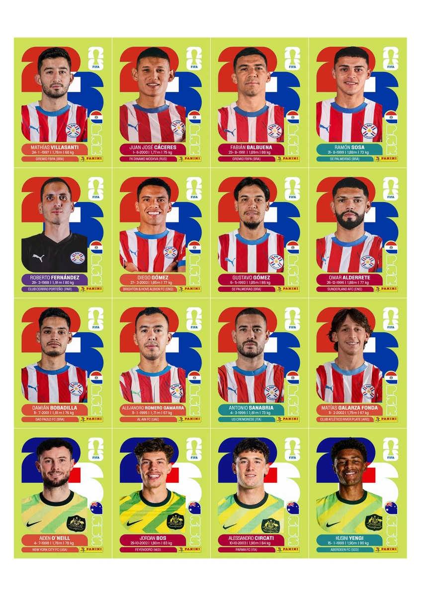 Figurinhas United Edition Copa 2026 Versão Suíça em PDF 9 Figurinhas United Edition Copa 2026 Versão Suíça em PDF - Imagem 9