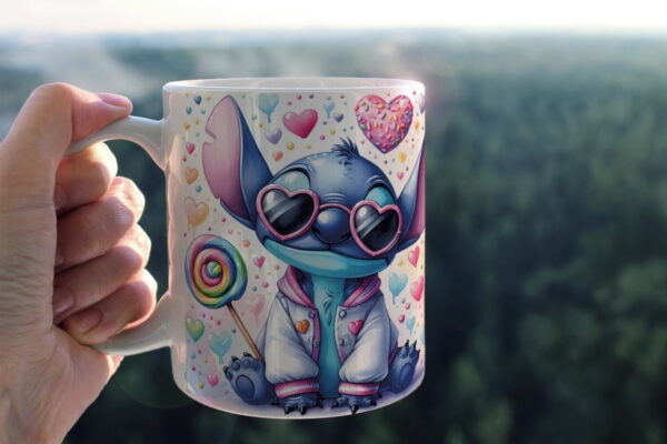 40 Artes Canecas Stitch - Png