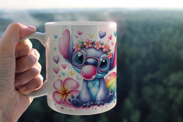 40 Artes Canecas Stitch - Png