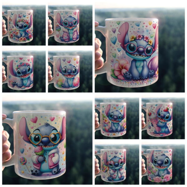 40 Artes Canecas Stitch - Png