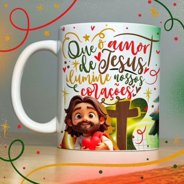 40 Estampas Caneca Natalinas Elementos Ilustracoes Frases 3