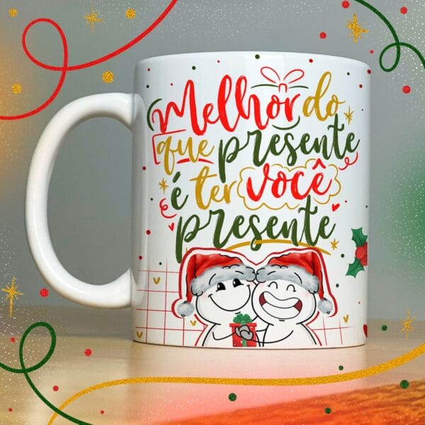 40 Estampas Caneca Natalinas Elementos Ilustracoes Frases 7